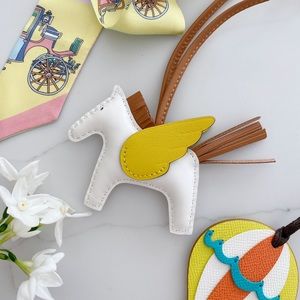 Handmade flying horse bag charm | Pegasus bag charm